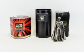 Star Wars Collectables comprising Darth