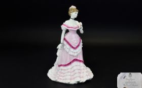 Royal Worcester Ltd and Numbered Edition Hand Painted Figure ' First Dance ' Style 2,