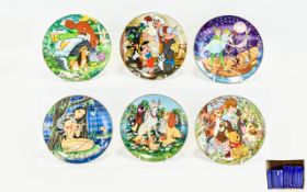 Walt Disney 'Cartoon Classics' Series of Fine Porcelain Plates,