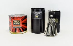 Star Wars Collectables comprising Darth Vader Corkscrew Bottle Opener by the Official Star Wars Fan