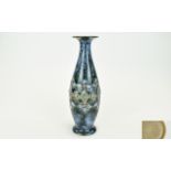 Royal Doulton Baluster Vase, a band of applied decoration, with hints of late Art Nouveau styling,