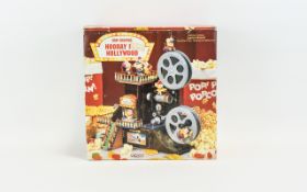 Vintage Walt Disney - Now Showing Hooray For Hollywood Deluxe Action Lighted Musical - Plays The