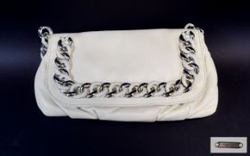 Michael Kors Cream Leather Handbag.