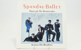 Spandau Ballet Autographs UK Programme, Gary Kemp, Tony Hadley,