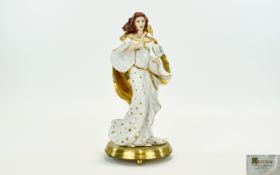 Franklin Mint Striking Porcelain Figurine - Entitled ' Destiny ' Modelled by Victoria Oldham. c.