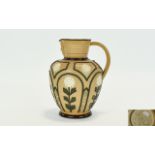 Royal Lambeth Fine Quality Jug, Decorated with Applied Floral Decoration to Body of Jug.