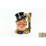 Royal Doulton - Ltd and Numbered Edition Character Jug ' Mr Micawber ' Style Two.