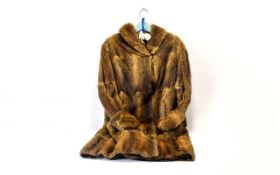 Long Squirrel Fur Coat,