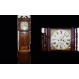 William Bell Lancaster, Oak Cased Longcase Clock,