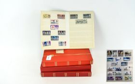 Large Quantity of Mint GB Stamps from 1935 onwards in four small stock books,