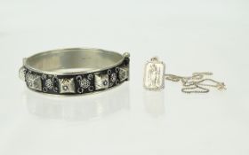 Silver Plated Bangle,