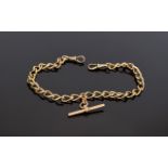 Antique Period 9ct Gold Double Albert Chain. All Links Fully Hallmarked. 50.3 grams.