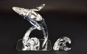 Swarovski SCS Collectors Society Annual Edition 2012 Crystal Figure Humpback Whale 'Paikea'