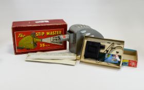Two Vintage Boxed Toys comprising The Stip Master Film Strip Projector 35mm.