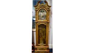 Modern Longcase Clock, Dial Marked Wood & Sons,