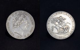 George III Silver Crown. Date 1819. High Grade Coin - Please See Photo.