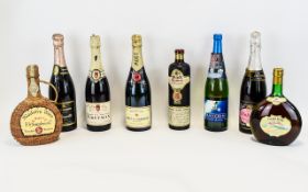 Collection of Assorted Champagne and Wine Bottles comprising Vinho Rise Table Wine,