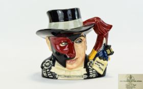 Royal Doulton Ltd and Numbered Edition Character Jug ' The Phantom of The Opera ' Large Size. D7017.