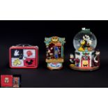 Vintage Walt Disney Mickey Mouse Playing The Trumpet Classic Snow Globe - For Adult Collectors