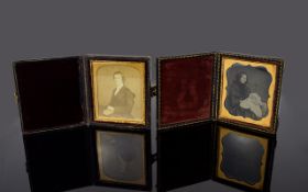 A Fine Collection of Victorian Period Daguerreotypes From Mid 1850's.