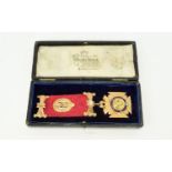 Edwardian Period Masonic Medal of Royal Order of Antediluvian and Buffaloes Lodge - 9ct Gold and