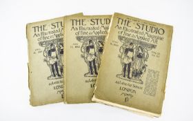 A Collection Of Three Edwardian Editions Of 'The Studio,
