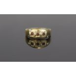 Edwardian Period 9ct Gold 3 Stone Garnet Set Dress Ring Fully hallmarked for 375.9ct gold. Small