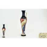 Moorcroft Impressive Contemporary Tube lined Aurelianware Slim Ewer/Jug Genesis Design.