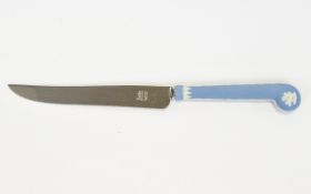Wedgwood Blue Jasper 6 Inches Cake Knife. In Original Packaging.
