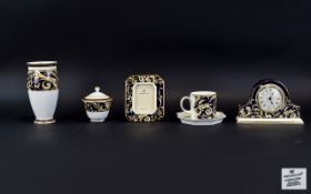 A Collection Of Wedgwood Decorative Ceramics In 'Cornucopia' Design Six items in total,
