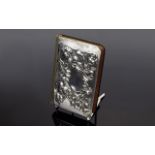 Antique Pocket Prayer Book With Silver Front Cover A small leather bound book of common prayer with