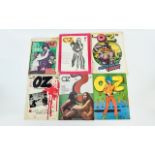 A Collection Of Six Original OZ Magazines Five issues of Richard Neville's iconic counter cultural