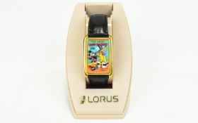 Mickey Mouse Walt Disney's Society Dog Show - Comic Character Wrist Watch by Lorus with Tin-Fifi.