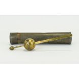Antique Brass Hydrometer Housed in original case, Fashioned in brass, marked Twaddell.