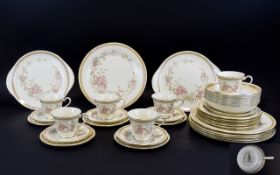 Royal Doulton 'Lisette' Part Dinner Set approx 37 pieces.