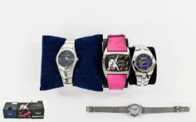 A Collection Of Boxed Fashion Watches Four items in total to include Betty Boop collectors watch