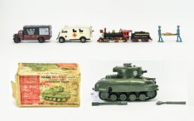 Collectable Virginia Truckee Train In Original Box + Minic Toys Ambulance + Tri-ang Minic Series