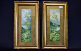 A Pair Of Late 19th/Early 20th Century Framed Landscape Prints Two in total,