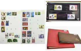 One Red Stamp Album with Mostly Pre-Decimal Commemorative and Stamps Including a Queen Victoria