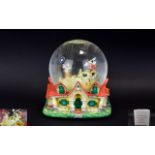 Vintage Walt Disney Mickey Mouse Classic Waterglobe Collection Snow Globe - Mickey Mouse & Friends