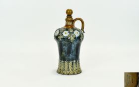 Doulton Lambeth Good Quality and Excellent Shaped Jug with Stopper,