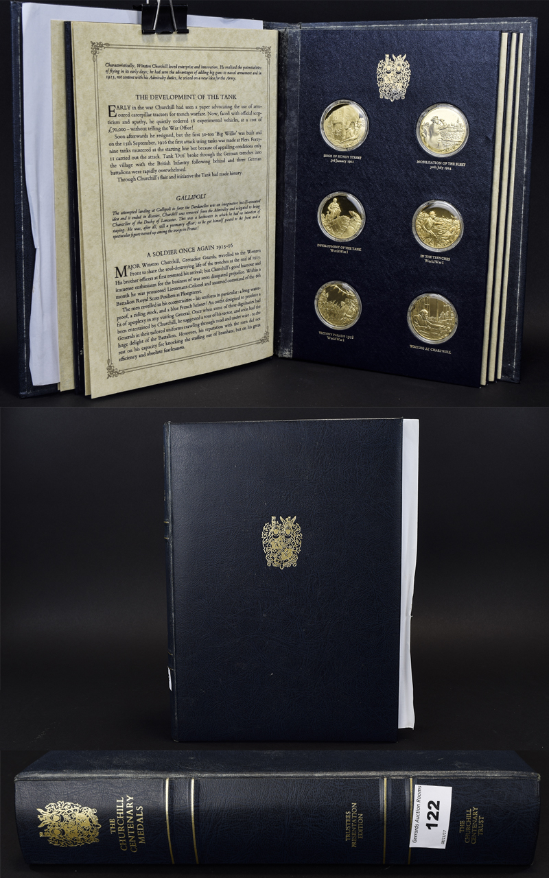 The Churchill Centenary Silver Medals -