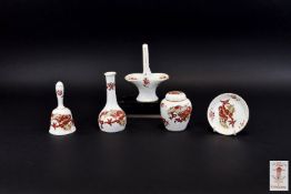 A Collection Of Crown Staffordshire Cera
