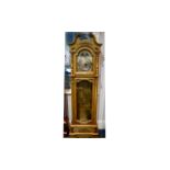 Modern Longcase Clock, Dial Marked Wood