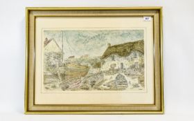 A Turner, Framed Print, Sennen Cove, Lan