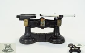 Cast Iron Vintage Kitchen Scales A pair