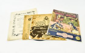 Collection of Vintage Walt Disney Memora
