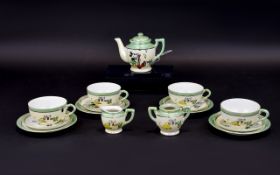 Disney Interest 1930's Ceramic Lustreware Child's Teaset A rare late 20's/early 30's tea set marked