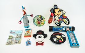 Interesting Bag of Disney Memorabilia + 1 Rupert the Bear Cards - Please See Photo.