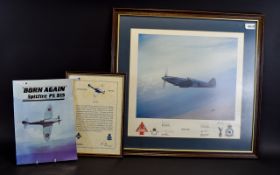 Aeronautic Interest Limited Edition Signed Print 'Eternal Grace' By John S Fox A framed and mounted